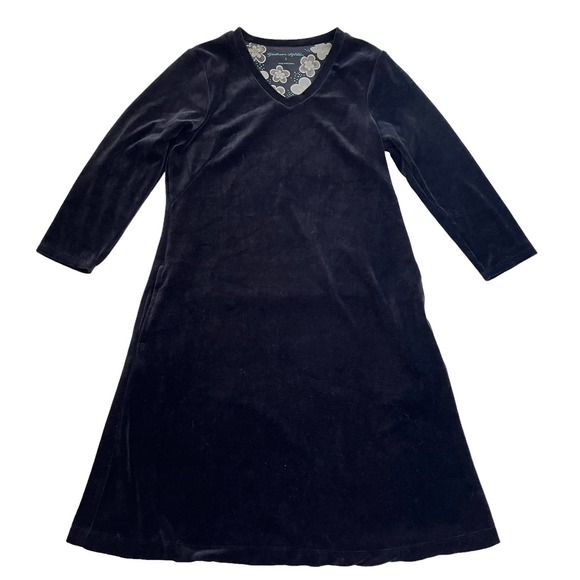 GUDRUN SJODEN LONG SLEEVE BLACK DRESS WITH POCKETS NEW with Tags Women Size S - Picture 14 of 14